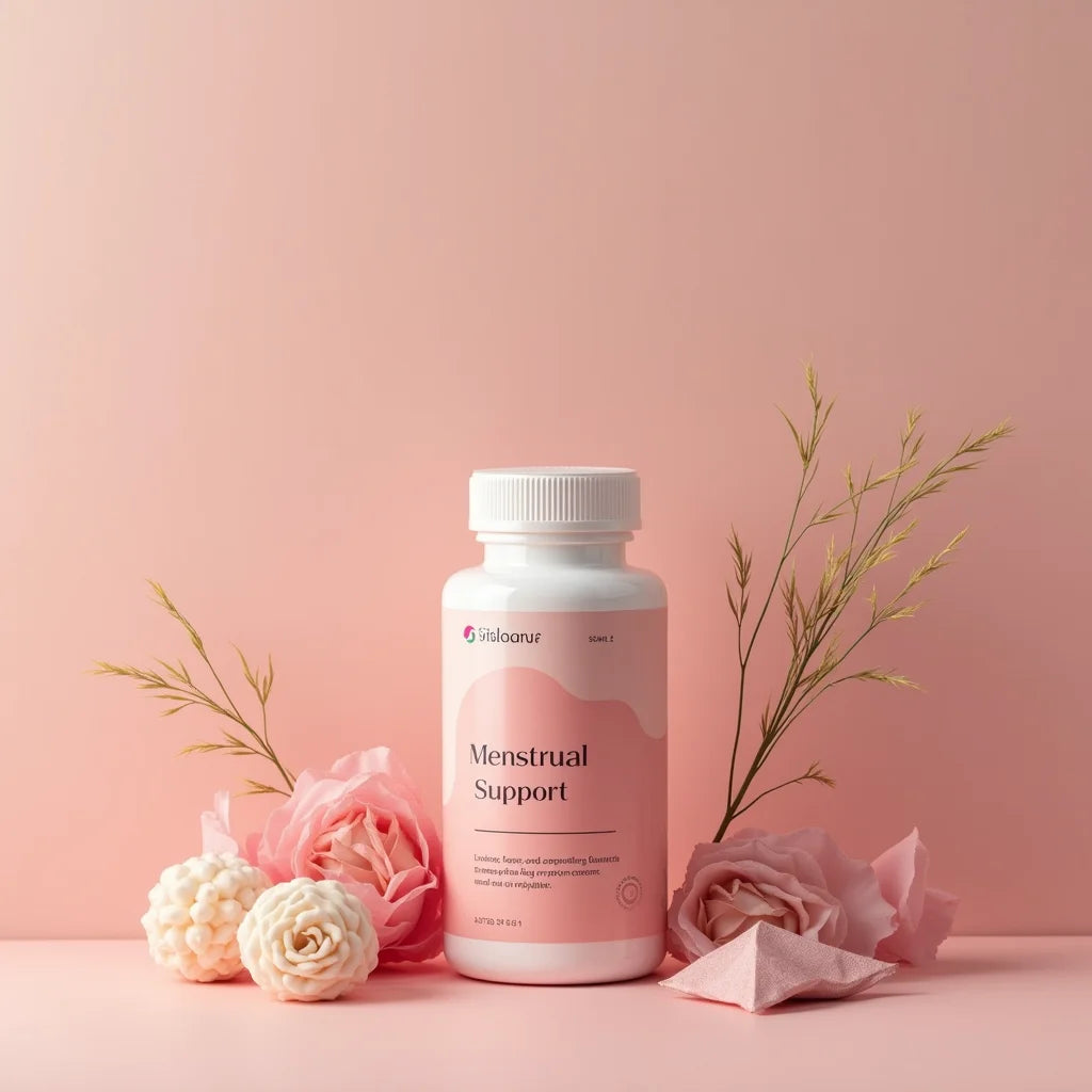 Menstrual Support Supplement - תוסף לתמיכה במחזור רכיבים חשובים תזמון ותוצאות עדינות