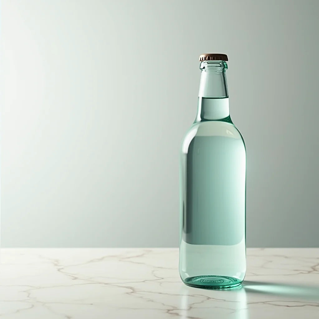 Glass Water Bottle 550ml - בקבוק זכוכית 550ml איכותי ונקי לשתייה בריאה לאורך זמן